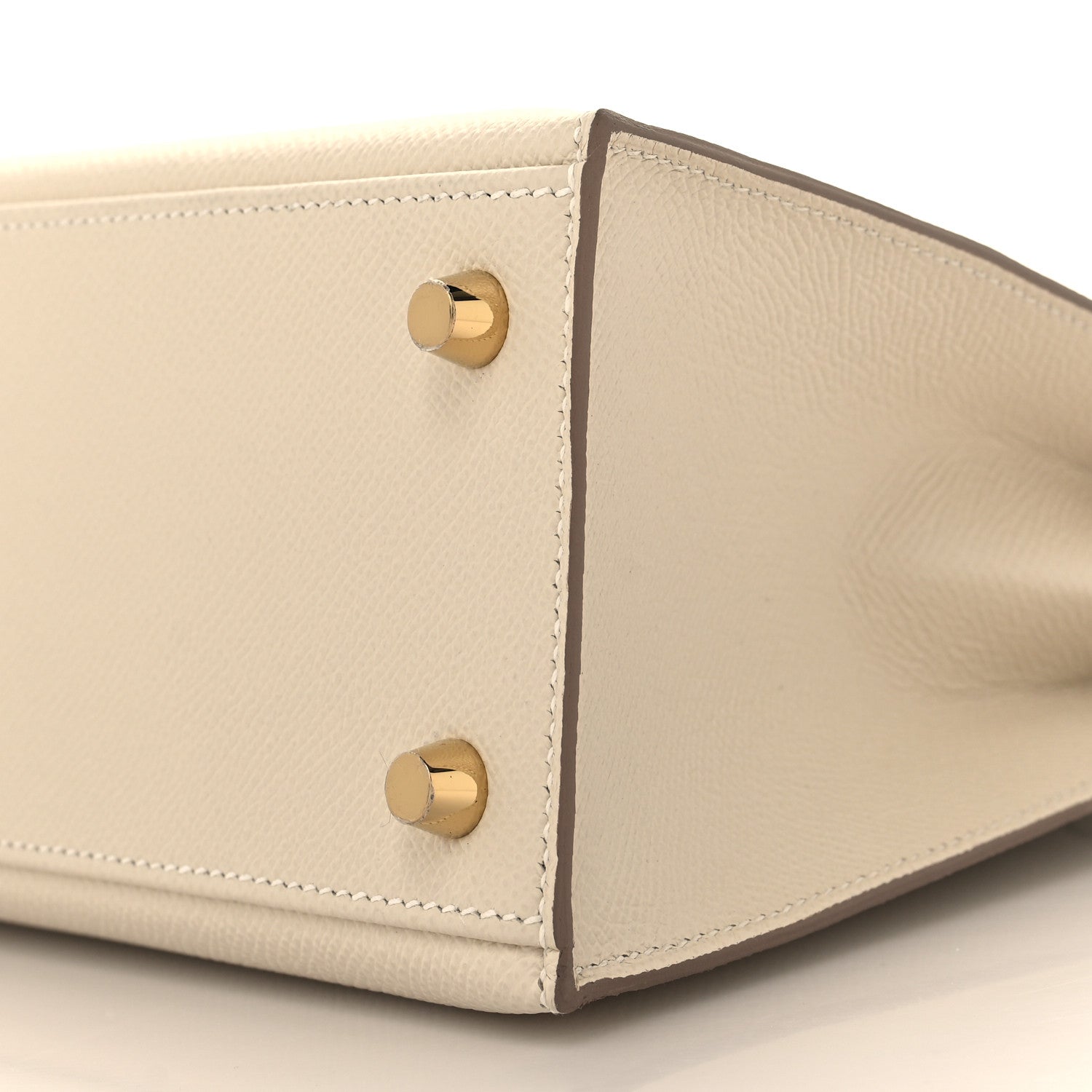 Hermes Epsom Kelly Sellier 25 Craie 10 of 11