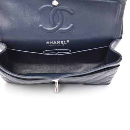 Chanel Caviar Quilted Small Double Flap Navy 4 of 14