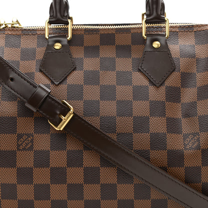 Louis Vuitton Damier Ebene Speedy Bandouliere 25 9 of 11