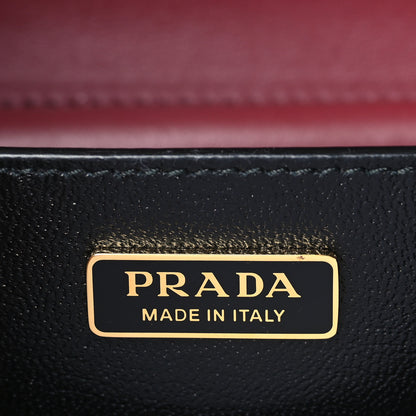 Prada City Calf Saffiano Mini Cahier Bag Granato 6 of 8