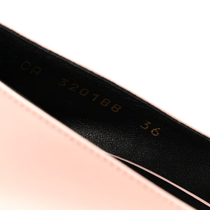 Saint Laurent Calfskin Bi-Color Cap Toe 85 Pumps 36 Rose Pale 10 of 12