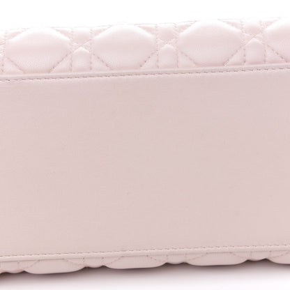 Christian Dior Lambskin Cannage Medium Lady Dior Light Pink 13 of 15