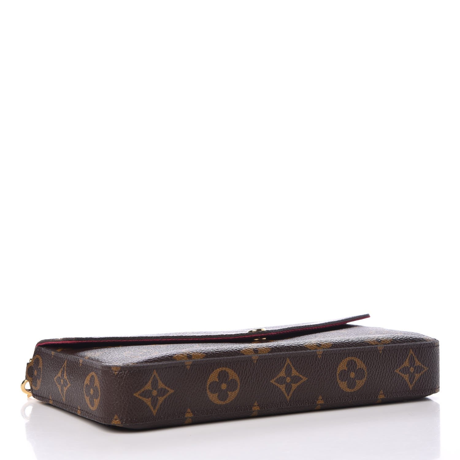Louis Vuitton Monogram Pochette Felicie Chain Wallet Fuchsia 8 of 12