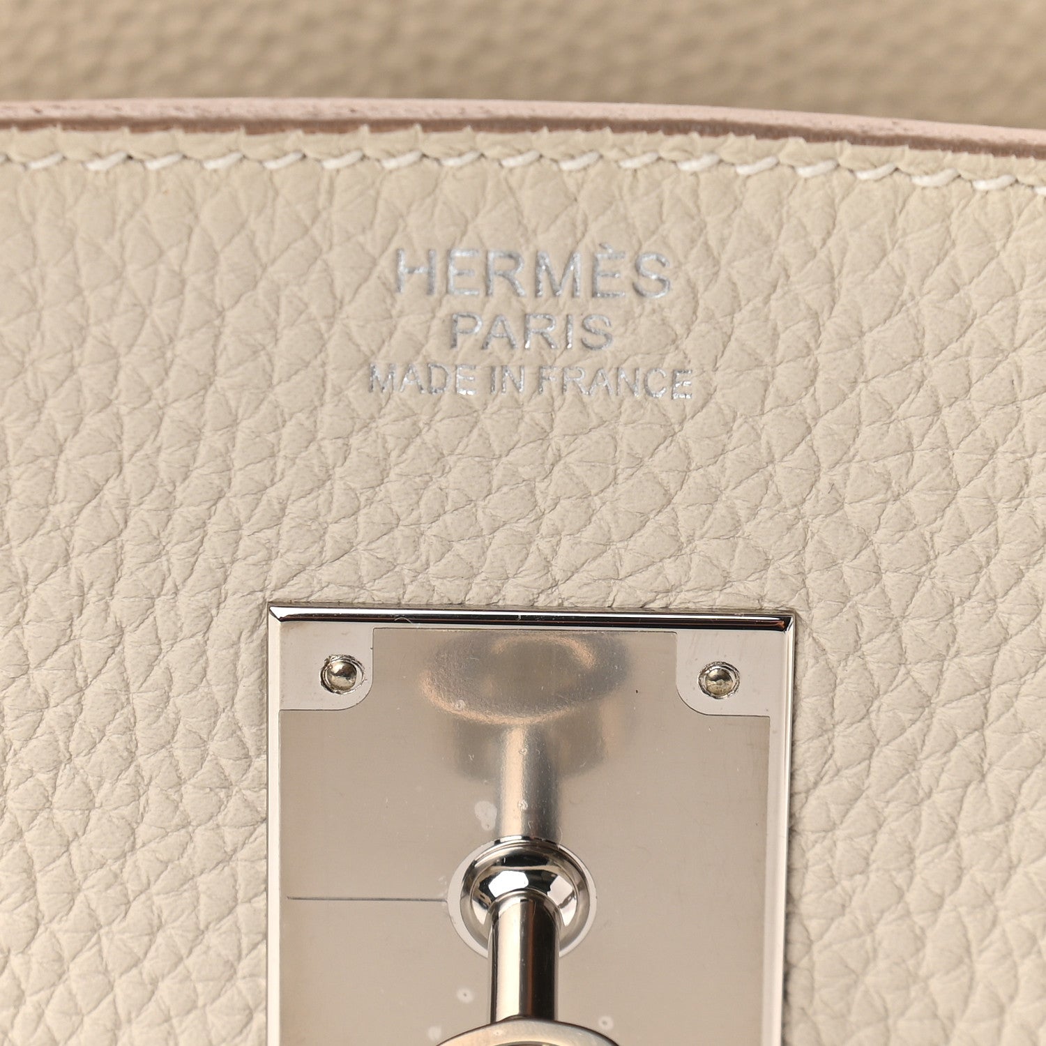 Hermes Togo Birkin 30 Craie 6 of 11