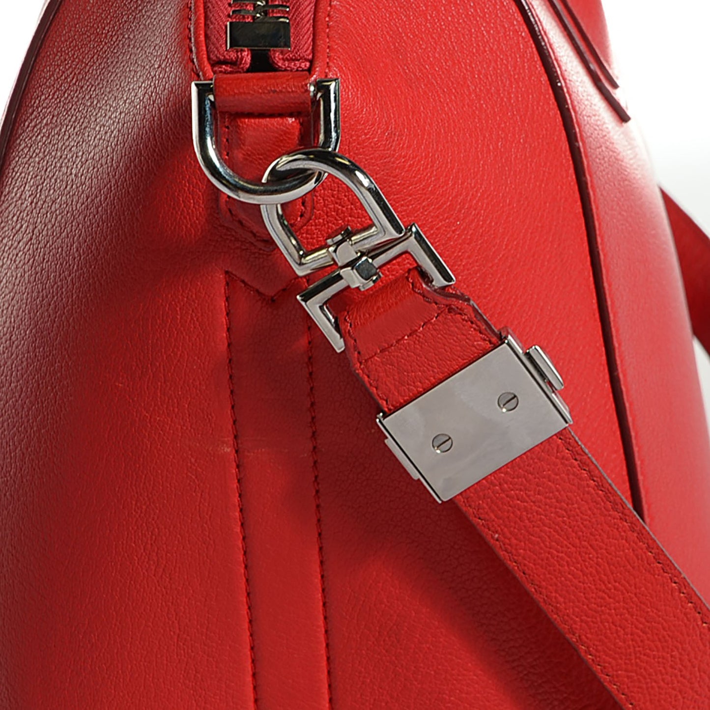 Sugar Goatskin Medium Antigona Red