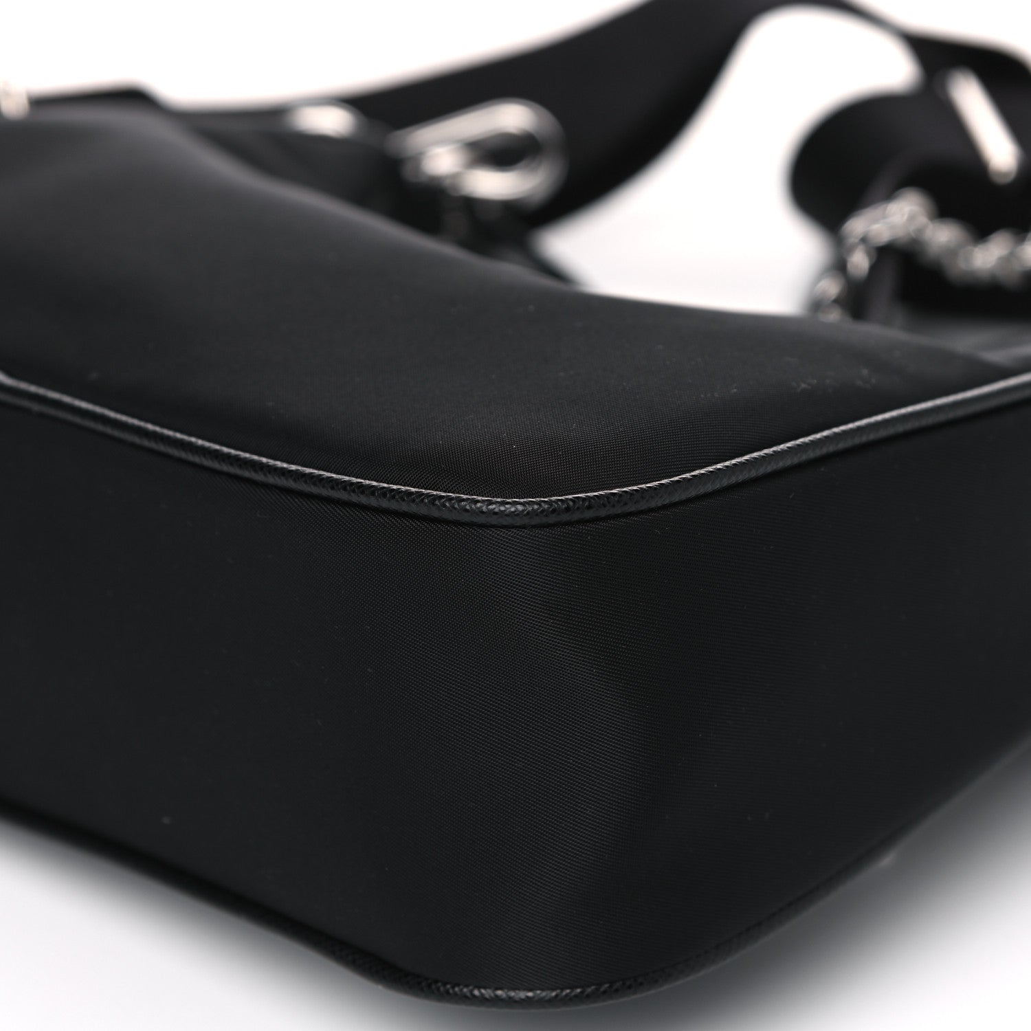 Prada Nylon Re-Edition 2005 Shoulder Bag Black 10 of 14