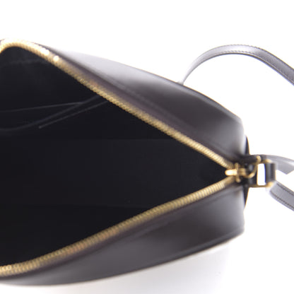 Saint Laurent Pony Hair Calfskin Studded Monogram Lou Camera Bag Dusty White Brown 5 of 9
