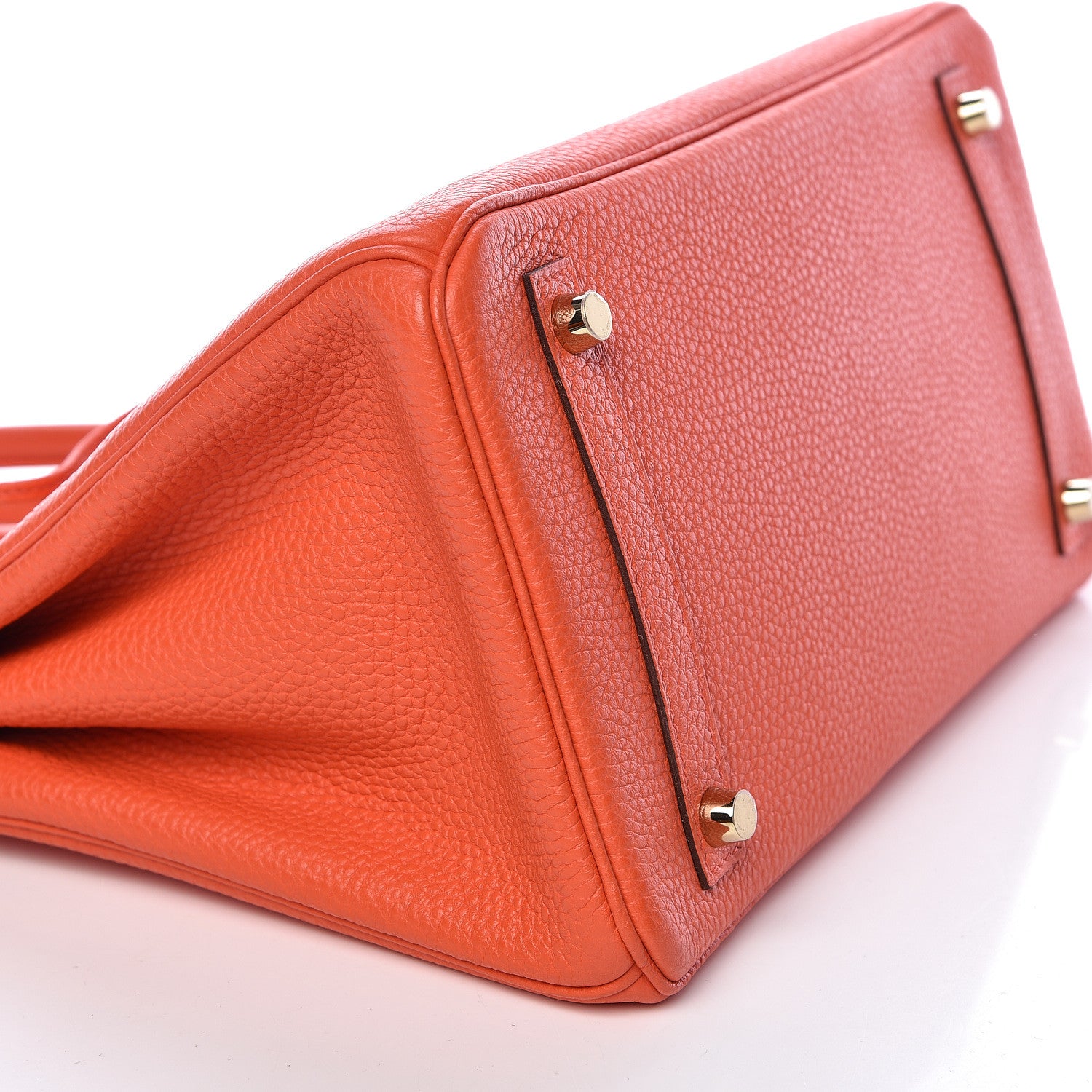 Hermes Togo Birkin 30 Orange Poppy 35 of 37