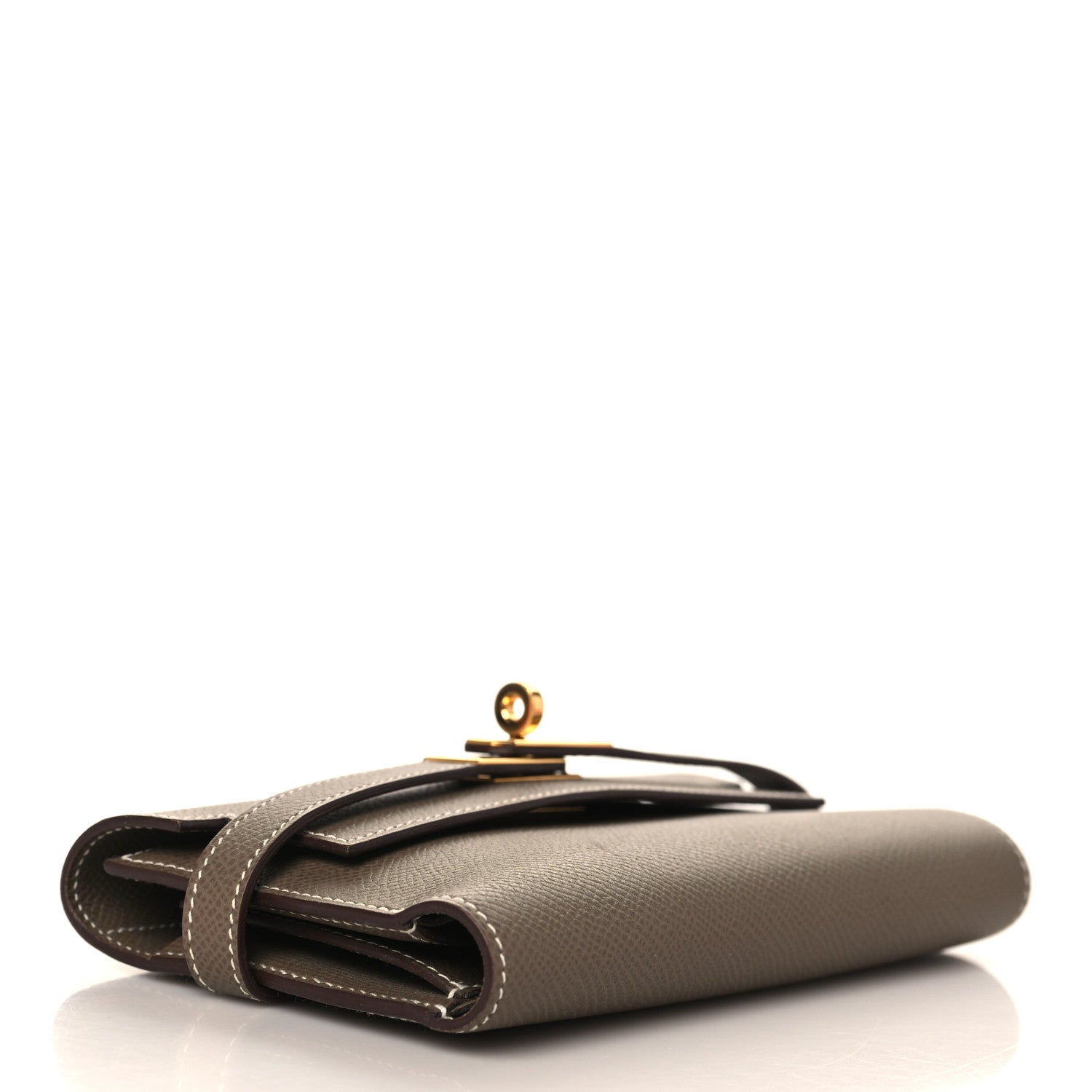Hermes Epsom Medium Kelly Wallet Etoupe 4 of 8