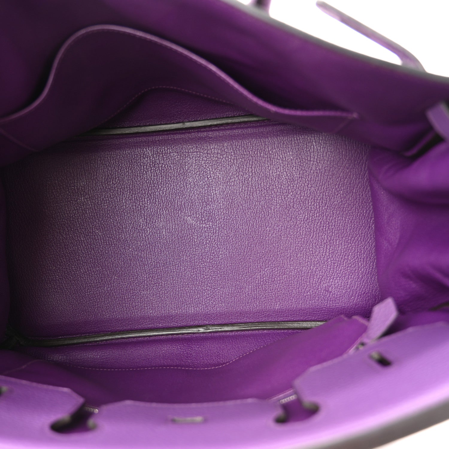 Hermes Taurillon Clemence Birkin 35 Ultraviolet 13 of 40