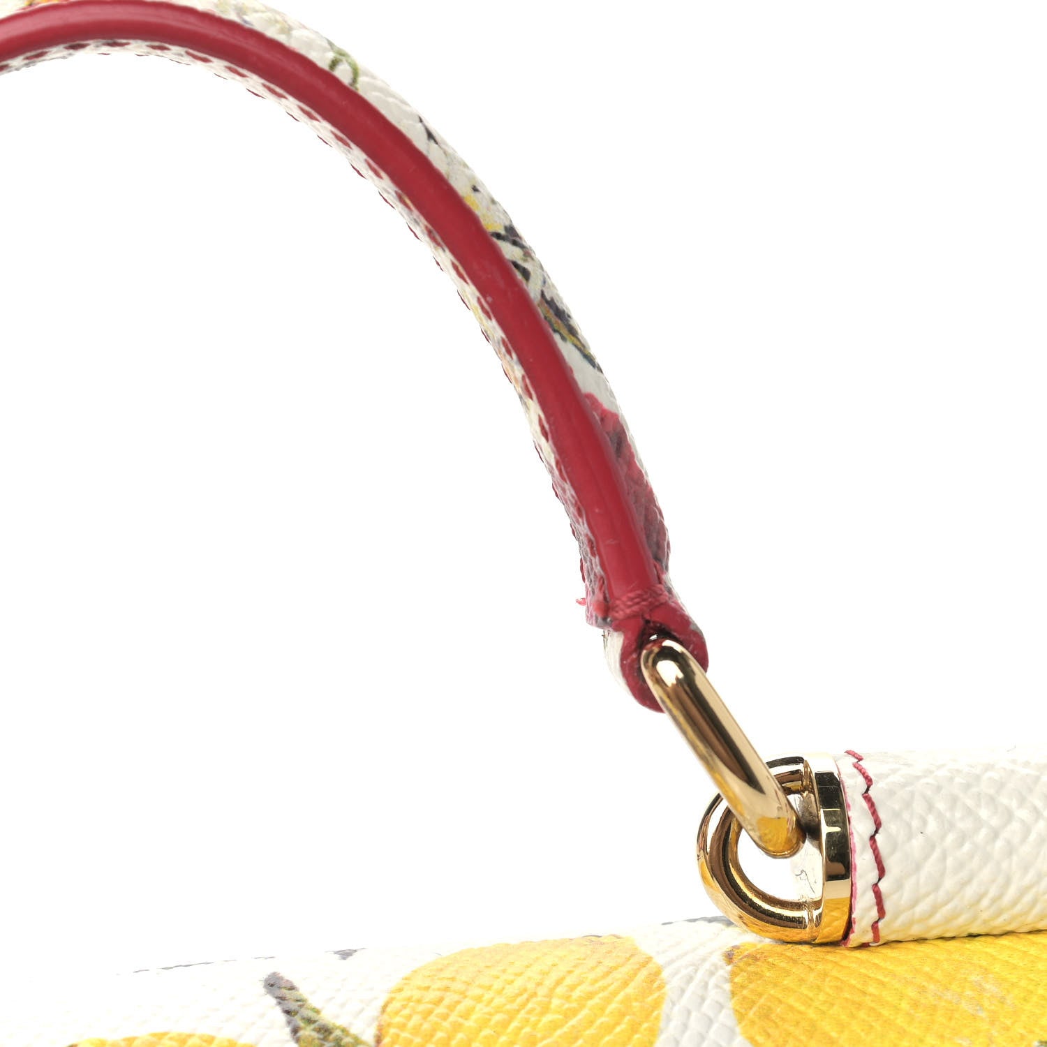 Dolce & Gabbana Lemon Print Mini Miss Sicily Satchel White Multicolor 6 of 9