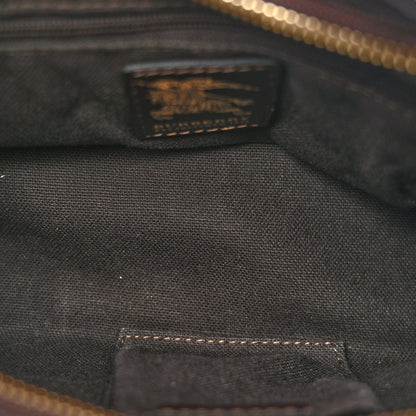 Burberry Haymarket Check Small Shoulder Bag Chocolate 4 of 12