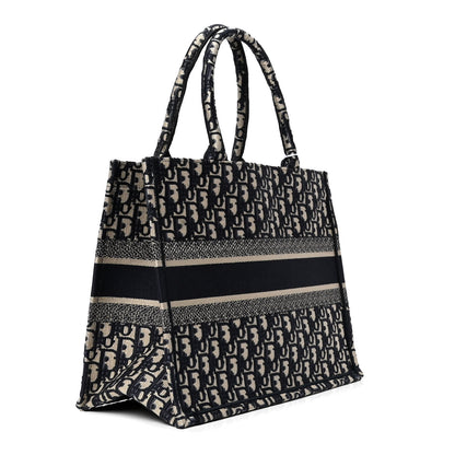 Christian Dior Oblique Medium Book Tote Blue Multicolor 2 of 5