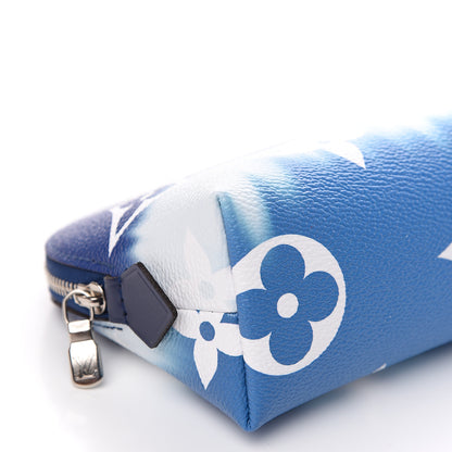 Louis Vuitton Monogram Giant Escale Cosmetic Pouch Blue 4 of 8