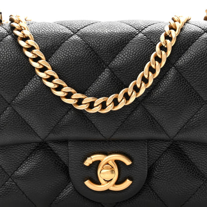 Chanel Caviar Quilted Mini Sweetheart Rectangular Flap Black 7 of 10