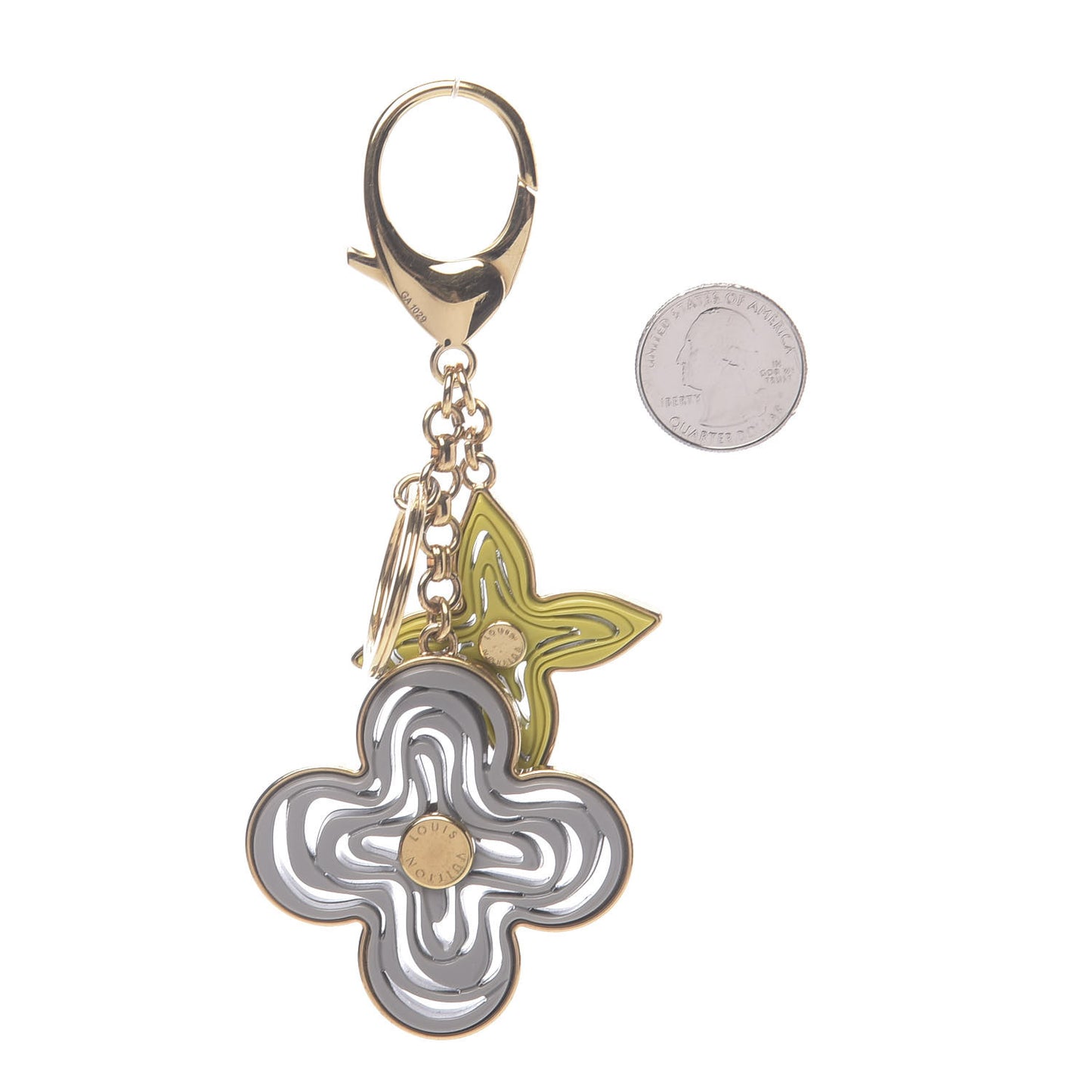 Resin Naif Bag Charm Gris