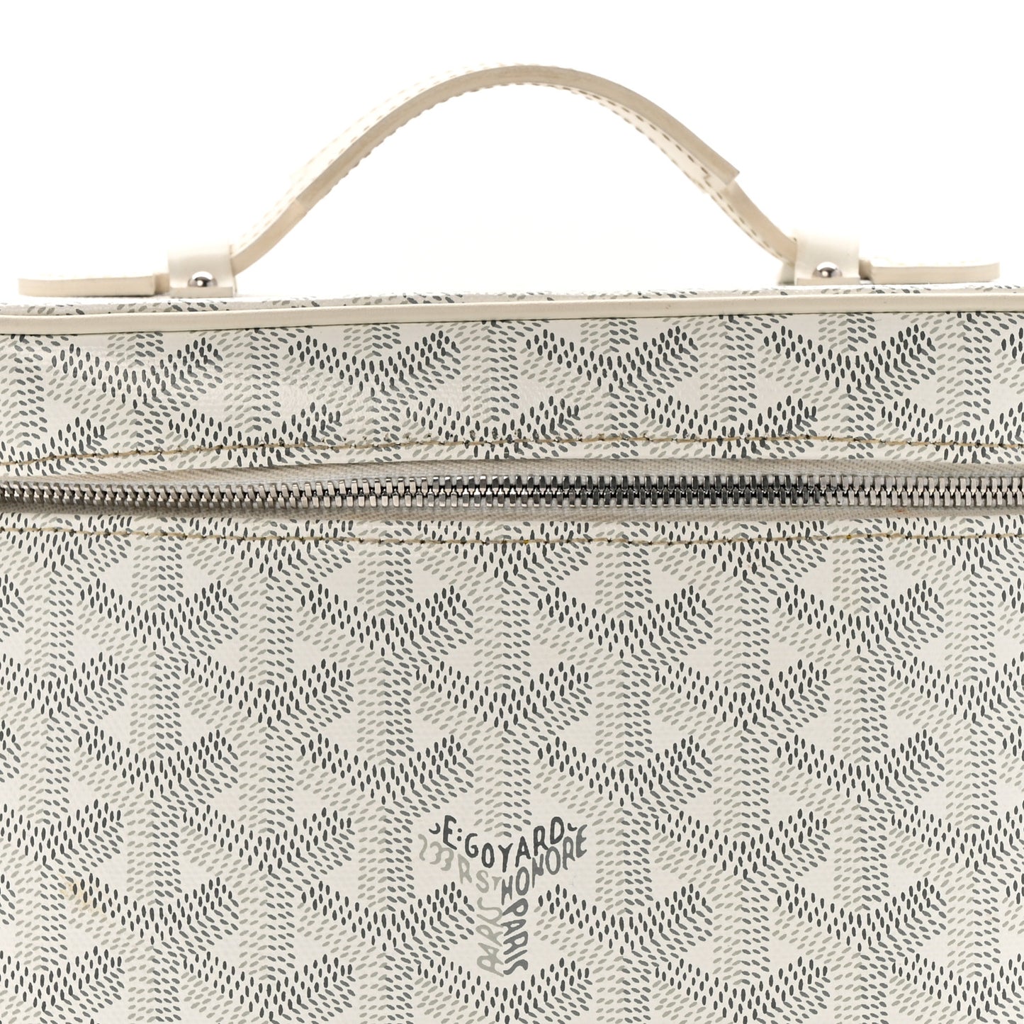 Goyardine Muse Vanity Case White