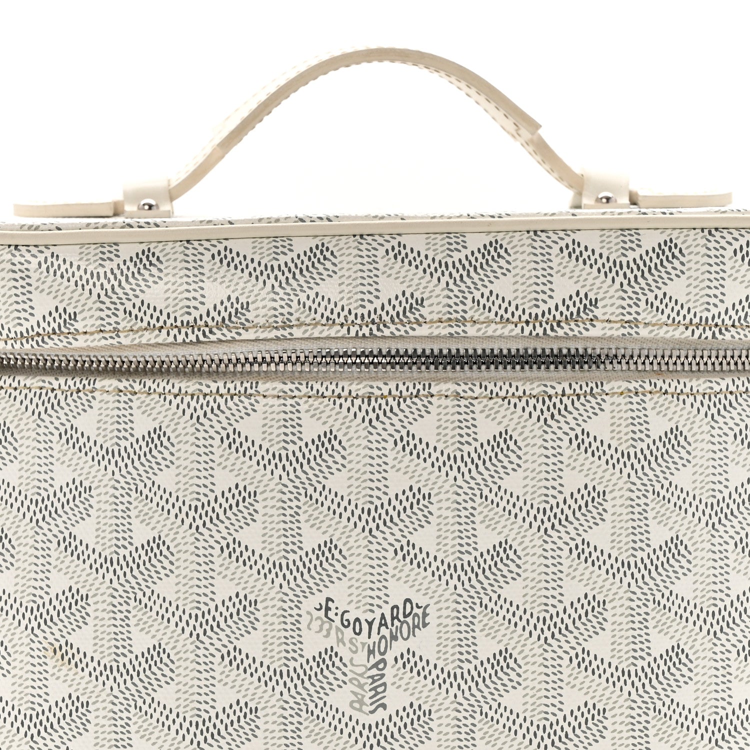 Goyard Goyardine Muse Vanity Case White 8 of 12