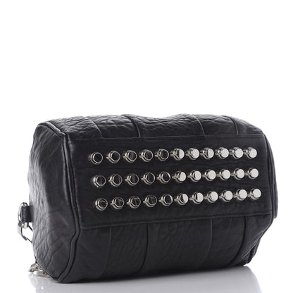 Alexander Wang Pebbled Lambskin Mini Rockie Black Rhodium Hardware 3 of 9