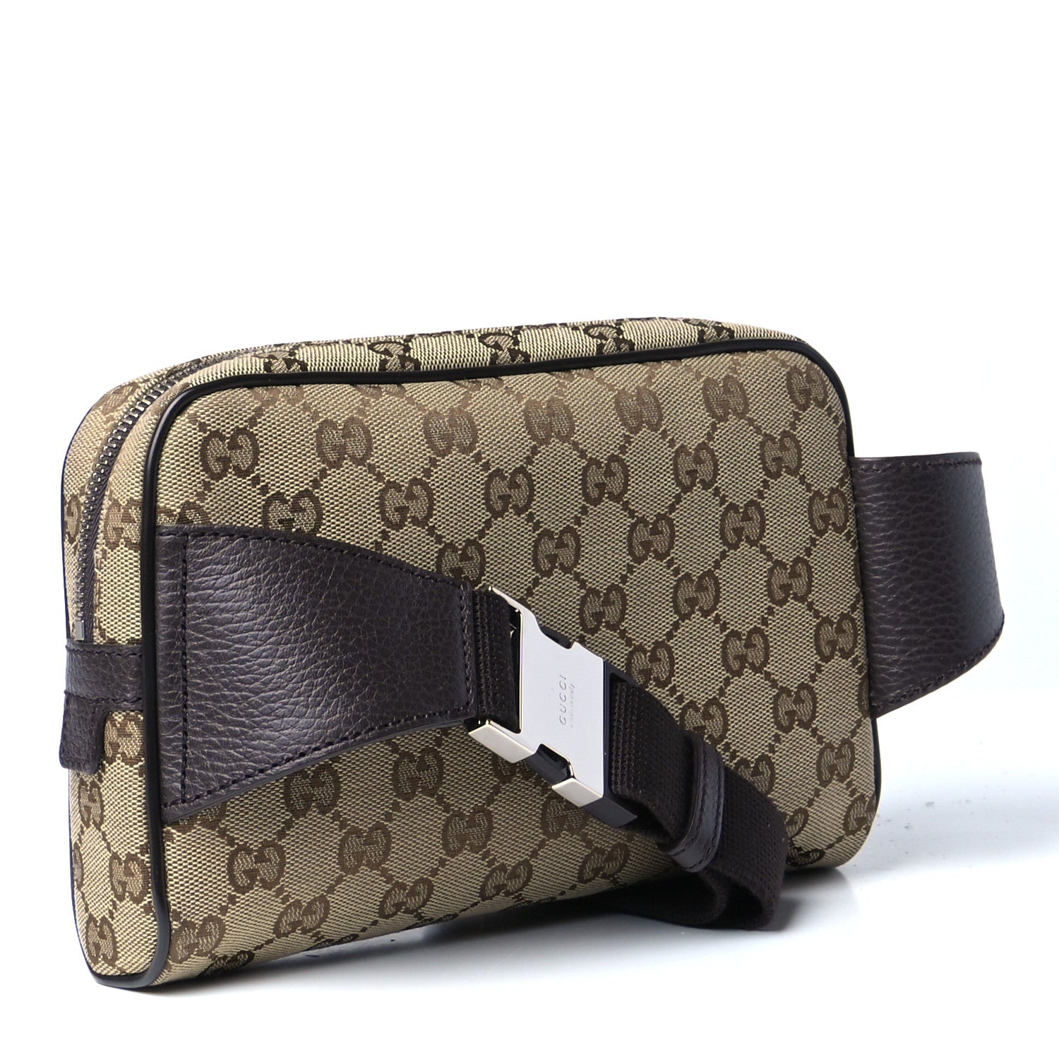 Gucci Monogram Belt Bag Dark Brown 2 of 5