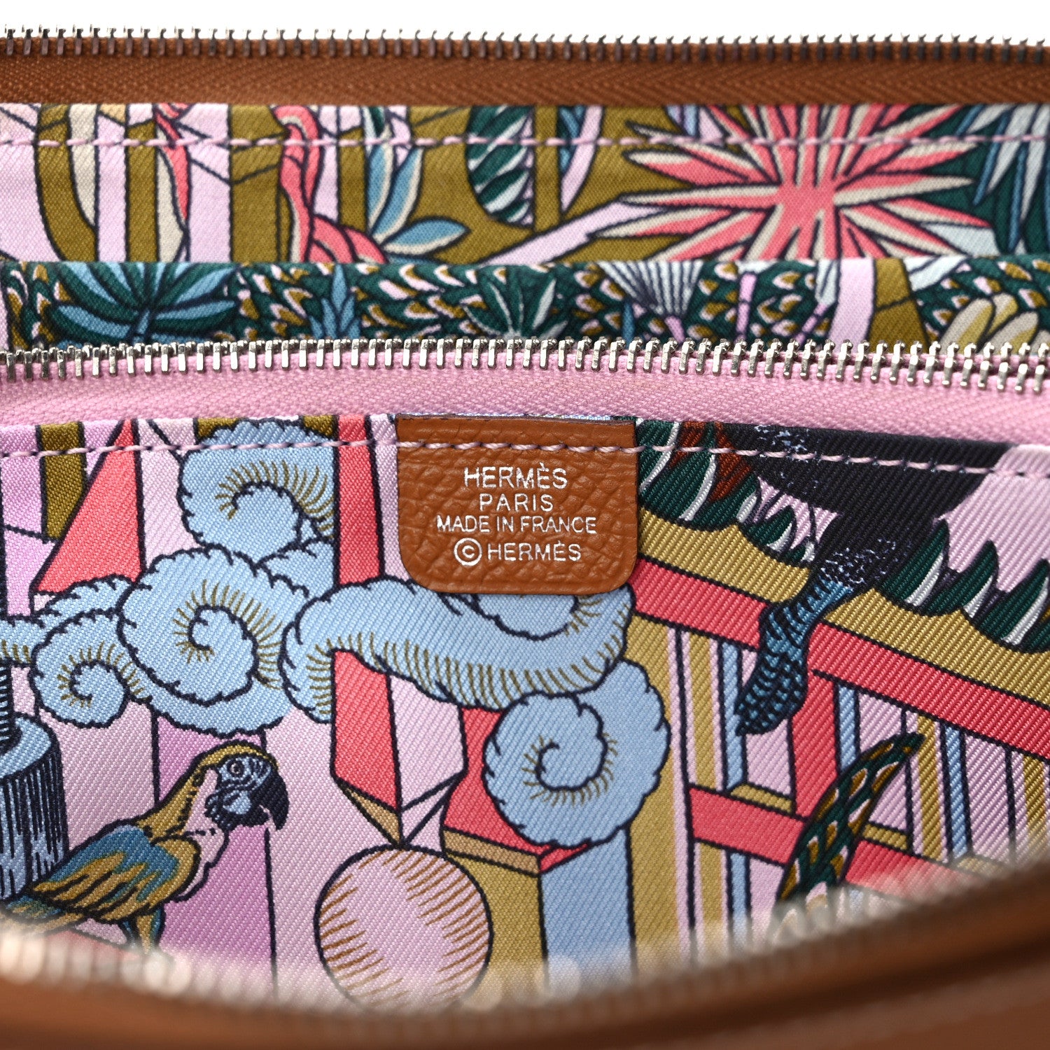 Hermes Epsom Silk'In Wallet Gold 7 of 7