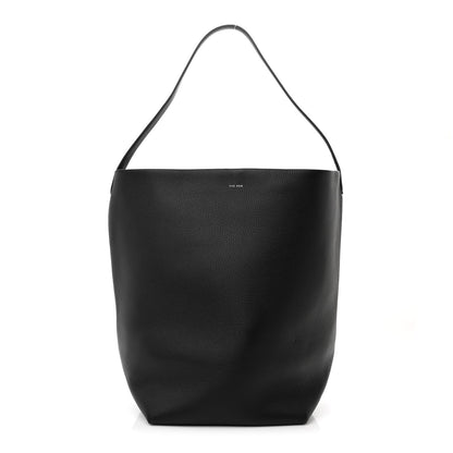The Row Grained Calfskin Large N/S Park Tote Black 1 of 10