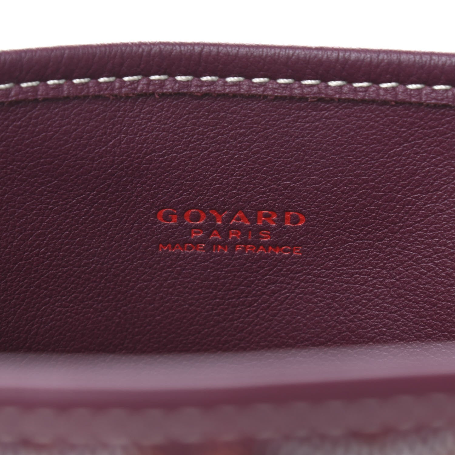 Goyard Goyardine Reversible Mini Anjou Burgundy 7 of 17