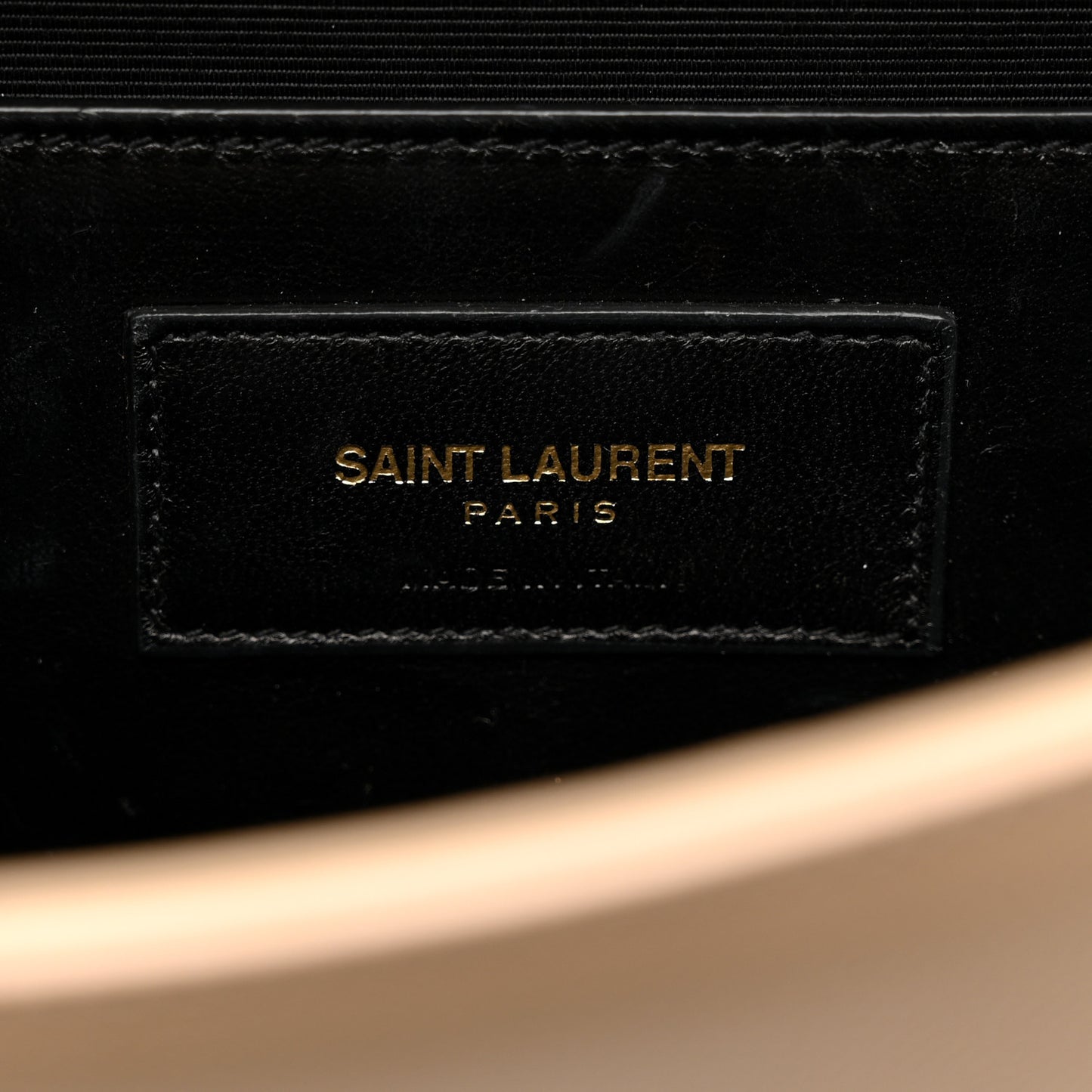 Grain De Poudre Classic Monogram Cassandre Clutch Nude Powder