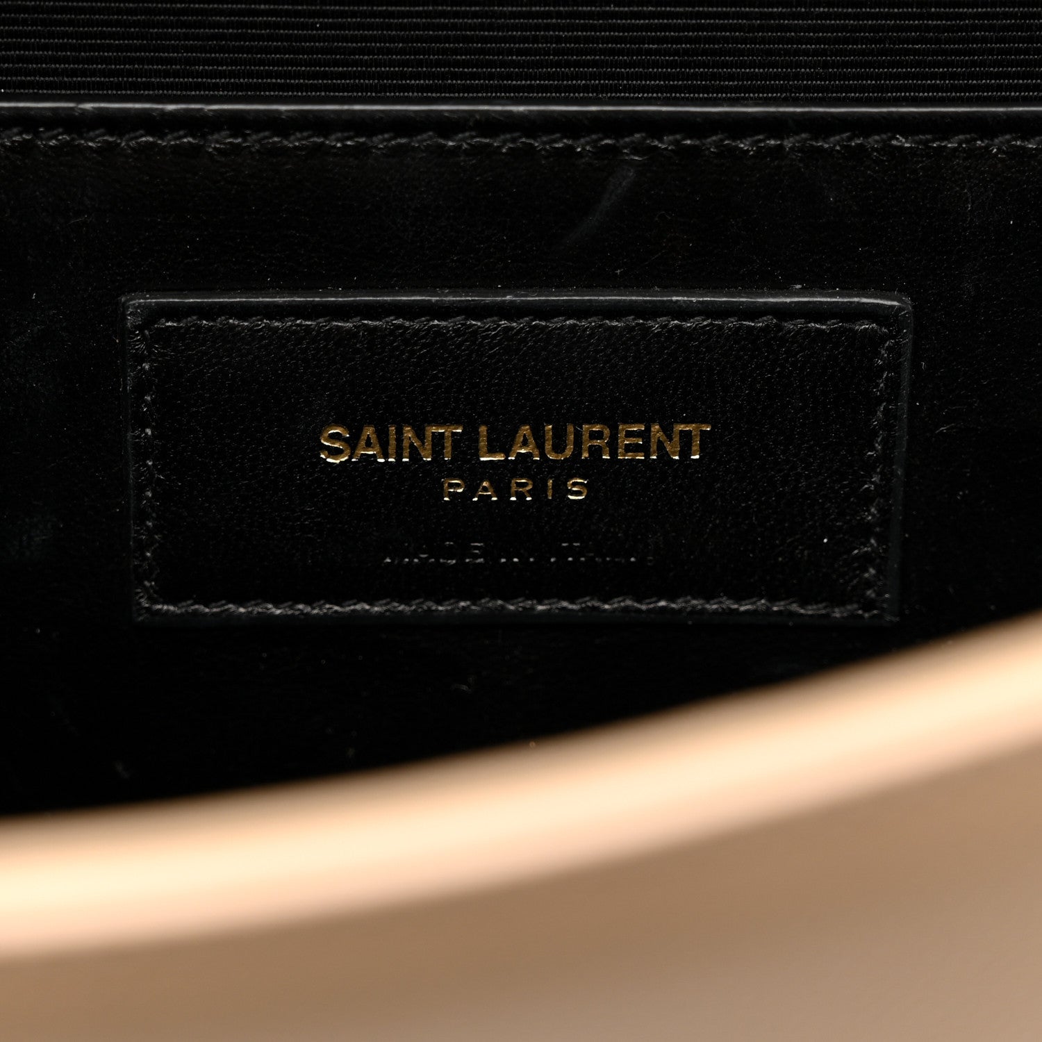 Saint Laurent Grain De Poudre Classic Monogram Cassandre Clutch Nude Powder 6 of 10