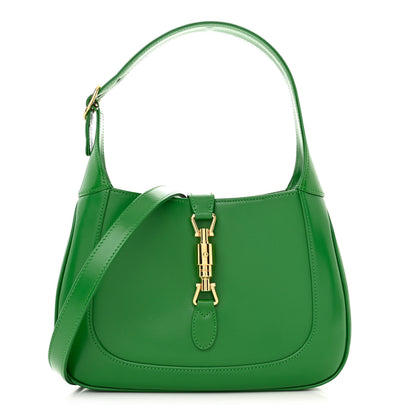 Gucci Boarded Dyana Lux Calfskin Small Jackie 1961 Hobo Emerald 1 of 10