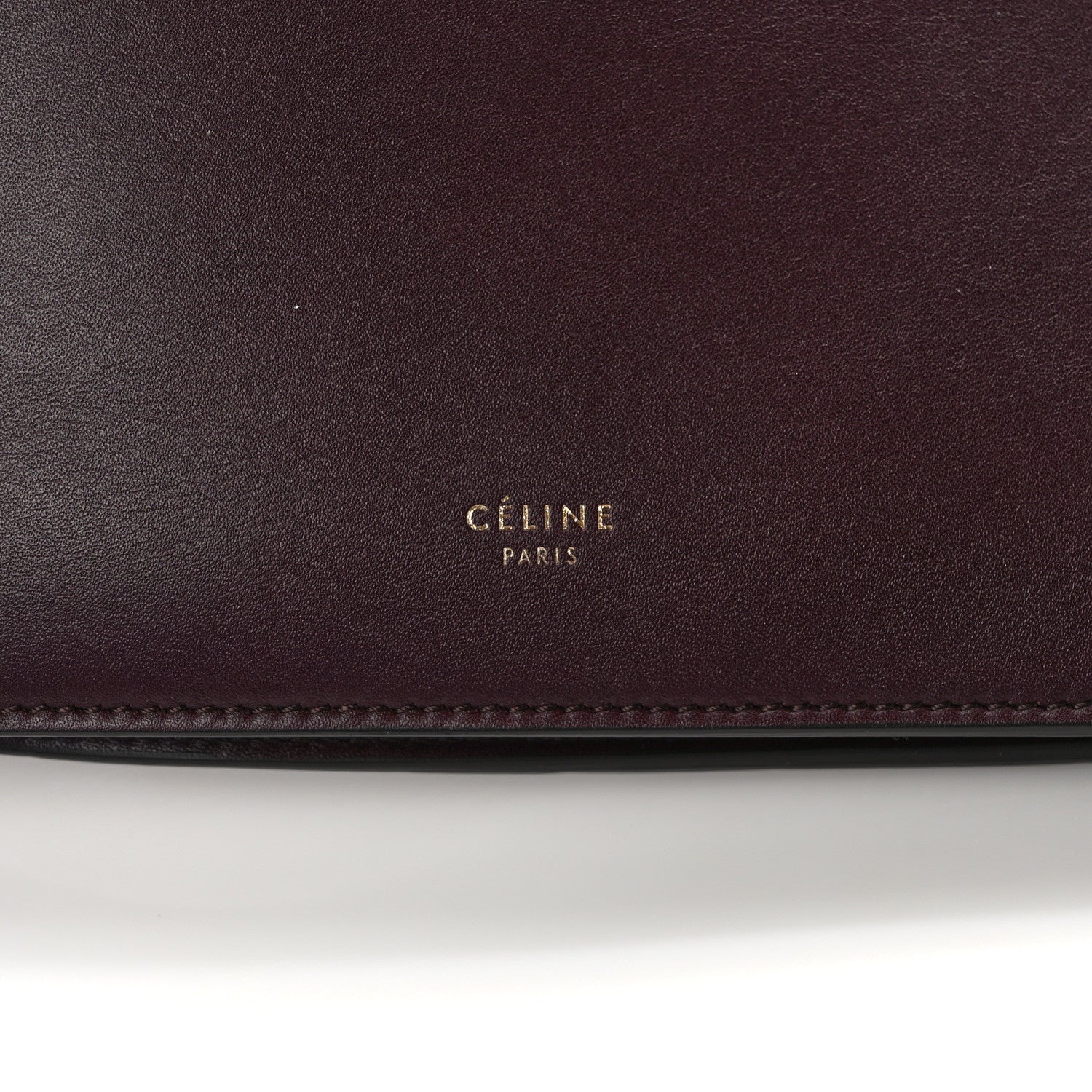 Celine Smooth Calfskin Mini Clasp Bag Bordeaux 6 of 10