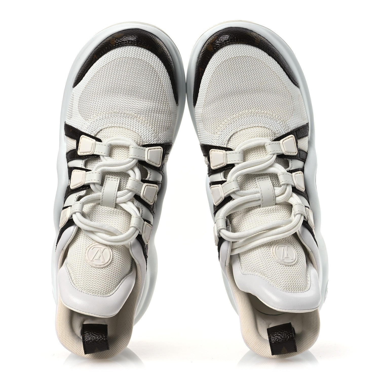 Louis Vuitton Patent Monogram LV Archlight Sneakers 39 White 2 of 13