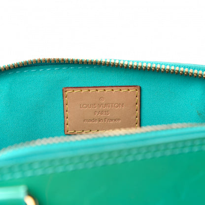 Louis Vuitton Vernis Alma BB Blue Lagon 9 of 10
