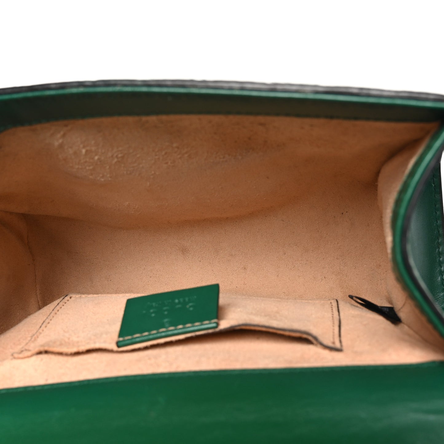 Guccissima Small Padlock Shoulder Bag Emerald