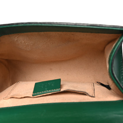 Gucci Guccissima Small Padlock Shoulder Bag Emerald 5 of 11