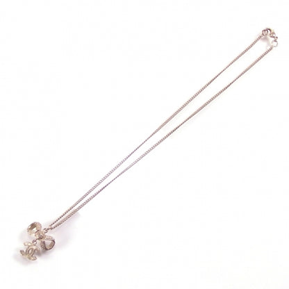 Chanel Gold Crystal Bow Necklace 1 of 5