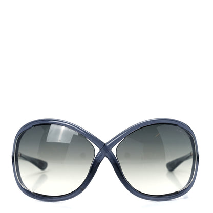Tom Ford Acetate Whitney Crossover Sunglasses TF9 Light Blue 2 of 8