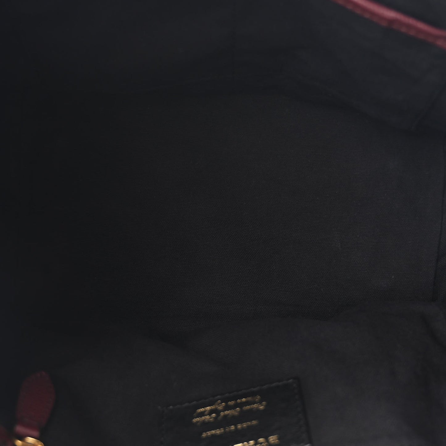 Grainy Calfskin House Check Small Canterbury Tote Burgundy
