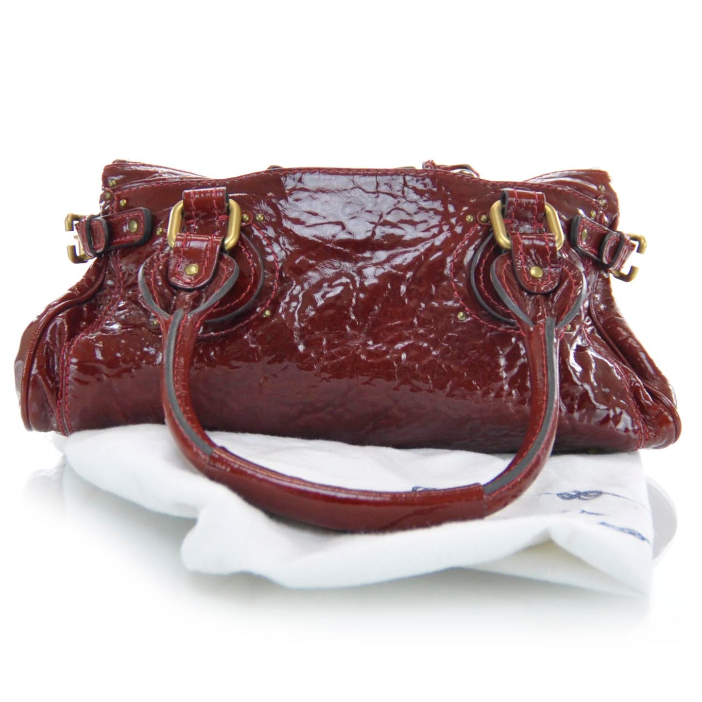 Patent Leather Paddington Raspberry