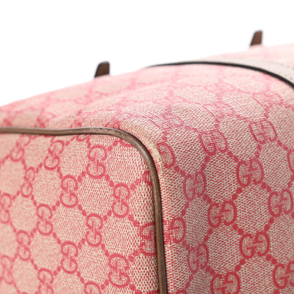 Gucci GG Supreme Monogram Medium Nice Boston Red 9 of 22