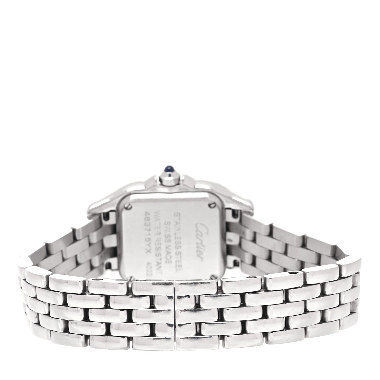 Cartier Stainless Steel Diamond 22mm Panthere Quartz Watch 3 of 5