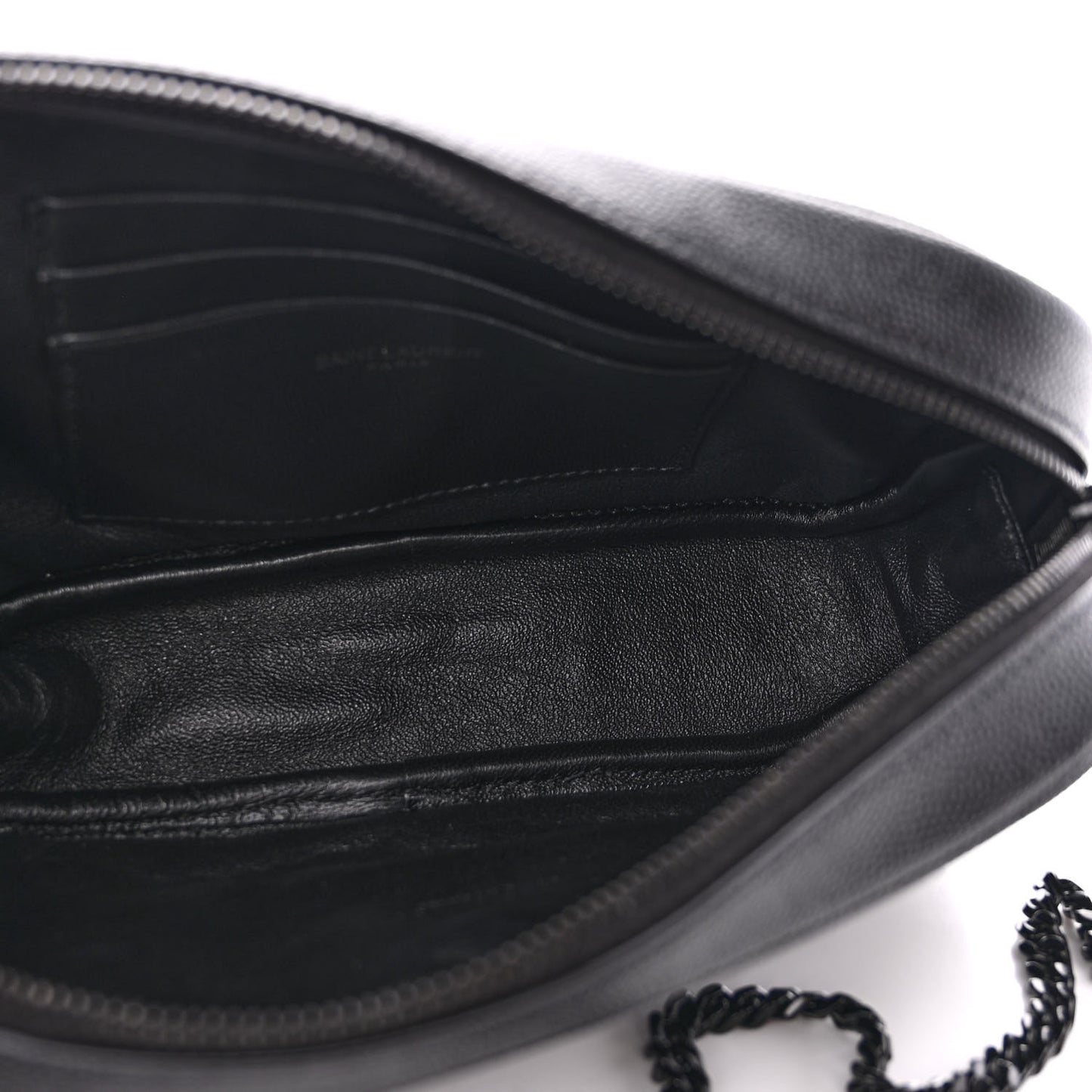Grain De Poudre Matelasse Monochrome Monogram Mini Lou Camera Bag Black