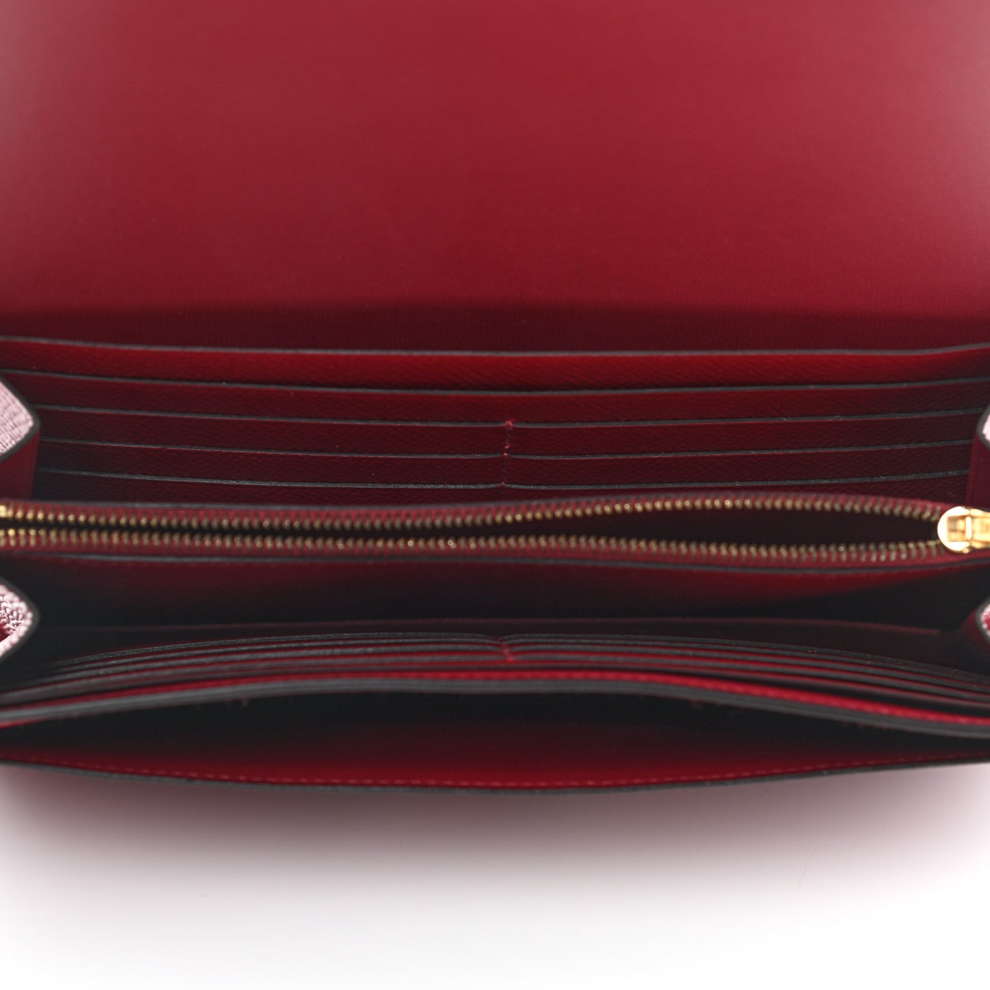 Epsom Constance Long Wallet Rouge Grenat