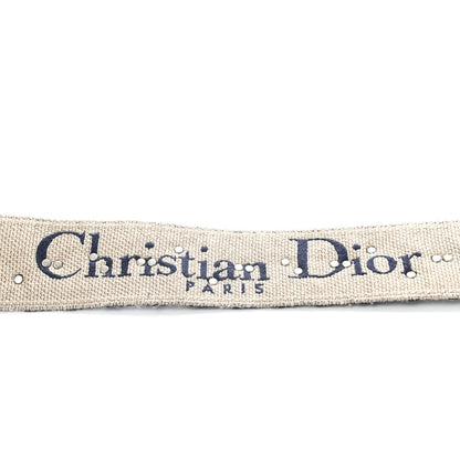 Christian Dior Oblique Studded Shoulder Strap Blue 4 of 7