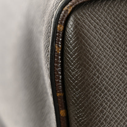 Louis Vuitton Taiga Monogram Keepall Bandouliere 50 Khaki 11 of 12