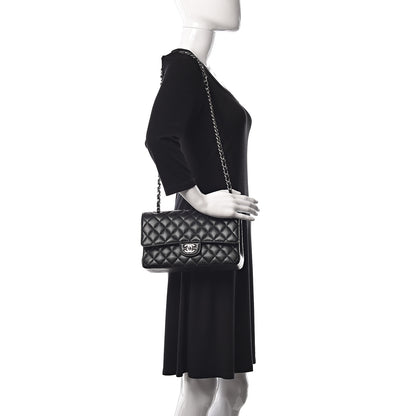 Chanel Caviar Quilted Medium Double Flap Black 2 of 11