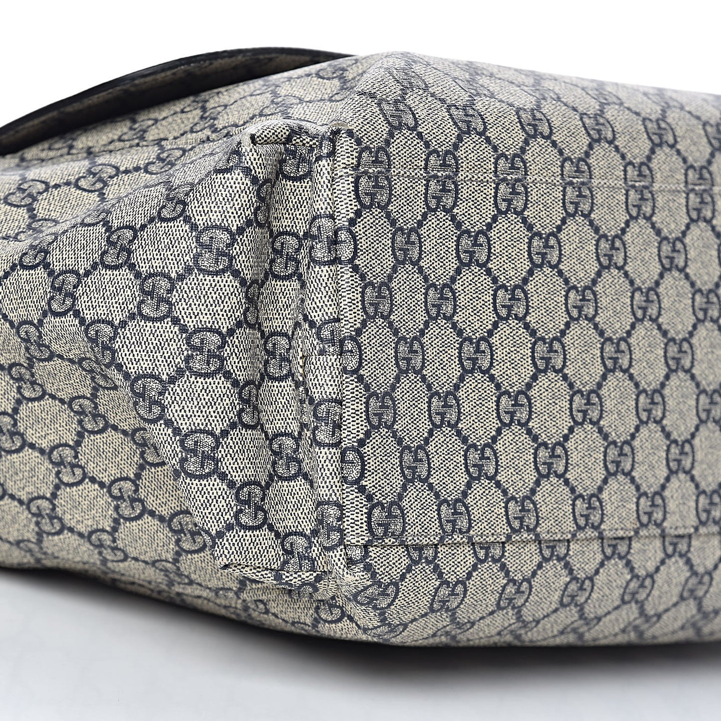 GG Plus Monogram Messenger Diaper Bag Navy