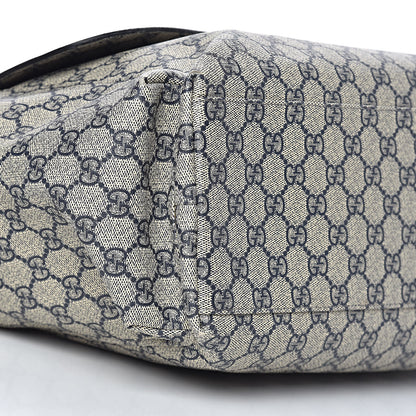 Gucci GG Plus Monogram Messenger Diaper Bag Navy 10 of 16