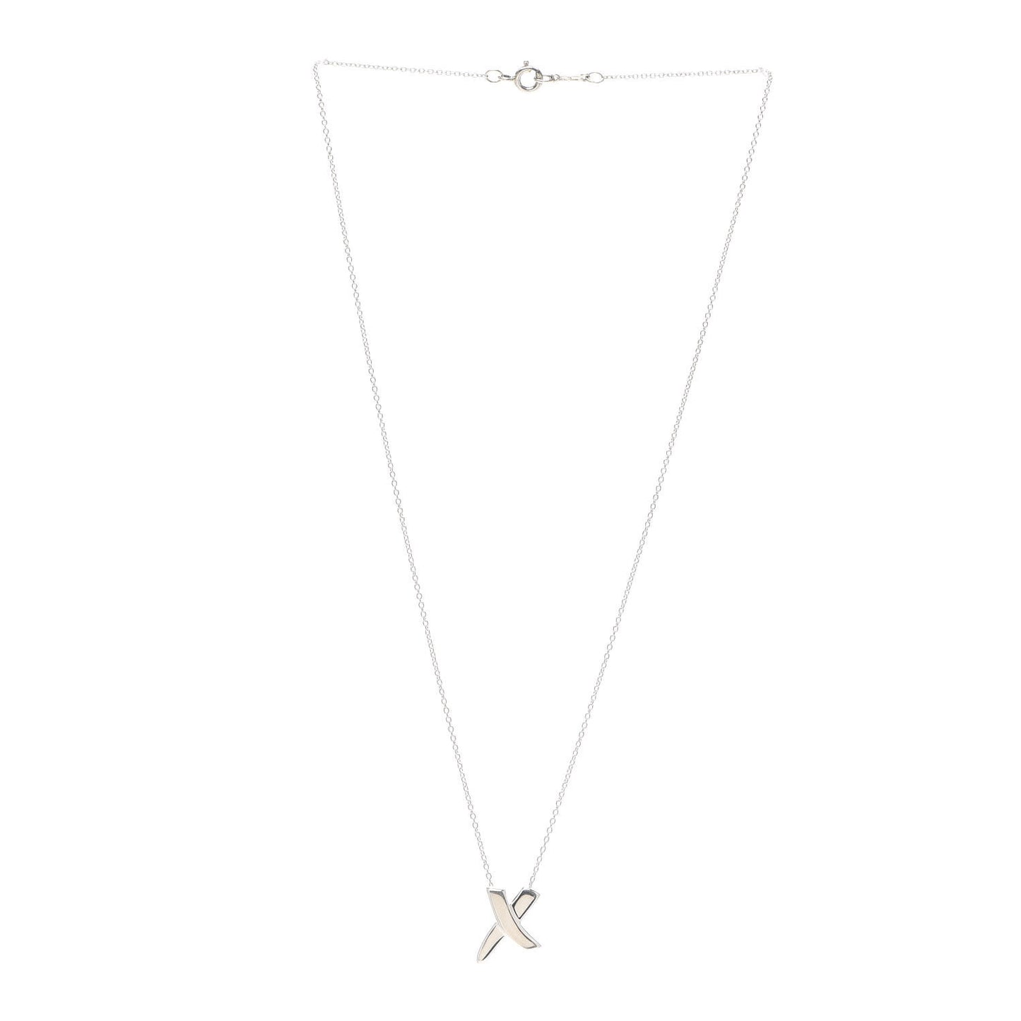 Sterling Silver Paloma Picasso Graffiti X Pendant Necklace