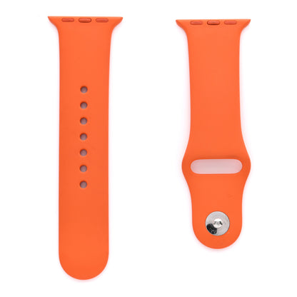 Hermes Silicone 38mm Apple Sports Watch Single Tour Band S M Orange 1 of 3